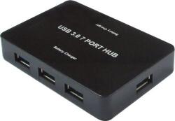 VALUE 7 Port USB Kombinált Hub Fekete