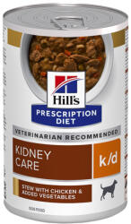 Hill's Hrana pentru caini Hill's Prescription Diet Kidney Care K/D, tocanita cu pui i legume, 5 x 354 g