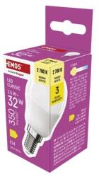 EMOS LED izzó Classic Mini Globe / E14 / 2, 5 W (32 W) / 350 lm / Meleg fehér - dellaprint - 555 Ft