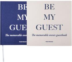 Printworks Vendégkönyv szürke/kék, Printworks (PRPW00373)