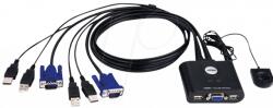 ATEN Превключвател KVM ATEN CS22U, 2x 1, USB (ATEN-CS22-USB) - hits