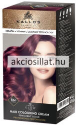 Kallos Glow tartós krémhajfesték 566 Ibolya Vörös 60ml