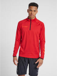 Hummel Sweatshirt Hmlauthentic Multisport Férfi Light Design Gyorsan száradó Hummel M barna|szürke|vörös
