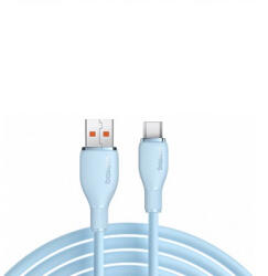 Baseus Pudding Series USB-A to USB-C adatkábel, töltőkábel, kék (100W, 5A, 2m, P10355703311-01)