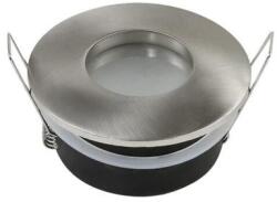OPTONICA fix vízmentes kerek beépíthető spot lámpatest szatén-nikkel IP65 2010