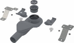 Alcadrain Alca / AlcaDRAIN / AlcaPLAST APZ-S6 Extra-alacsony szifon DN40 és készlet állítható lábakkal, APZ-S6