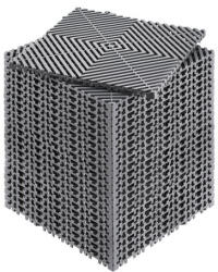 VEVOR Vízelvezető padlólap 24 db szürke garázspadló 31x31 cm moduláris PP padlóburkolat összepattintható kivitel