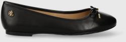Lauren Ralph Lauren Lauren Ralph bőr balerina cipő Jayna - fekete Női 36