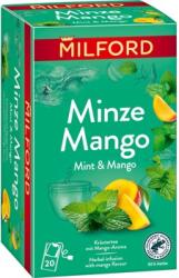 Milford borsmenta-mangó ízű gyümölcstea 20x1, 75g 35 g - mamavita