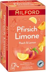 Milford őszibarack-citrom ízű gyümölcstea 20x2, 25g 45 g - mamavita