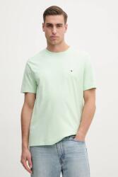 Tommy Hilfiger pamut póló zöld, férfi, sima, MW0MW39995 - zöld XXL