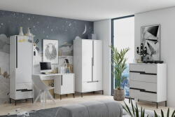 ArtSegam Gyerekszoba TAVASZ | fehér/fekete fogantyúk