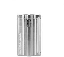 Les Fines Lames Le Feu RS Brushed Chrome szivaröngyújtó - szálcsiszolt, króm (LF-LE FEU-RS Brushed Chrome)