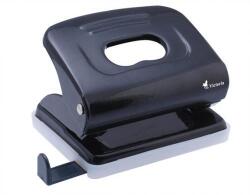 Victoria Lyukasztó, kétlyukú, 16 lap, fém, VICTORIA, fekete