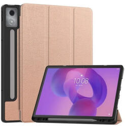 Lenovo Tab Pro (12.7) TB-373, mappa tok, Trifold, érintőceruza tartó, vörösarany
