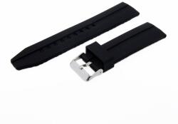  Műanyag szíj, fekete színű, 24 mm (9437-7)