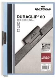 DURABLE Duraclip clip-mappa, 60 lapig, kék (D2209/06)