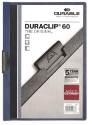 DURABLE Duraclip clip-mappa, 60 lapig, sötétkék (D2209/07)