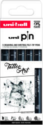 uni 5 darabos rajzmarker készlet Tattoo Art (2UPIN5PASP018)