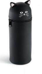 Miquelrius tolltartó, szilikon, fekete, cicás B2F (MR19035)