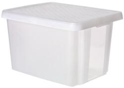 Curver Tárolódoboz, tetővel, 45 l, áttetsző, CURVER "Essentials (CSC45E)