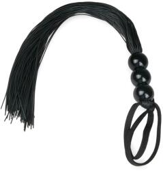  Easytoys Silicone Whip - szilikon korbács (fekete) - erotikashow