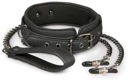  Easytoys - bimbócsipesz, nyakörv szett és póráz (4 részes) - erotikashow