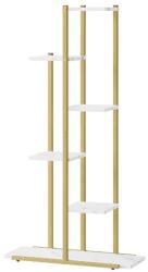 Klubfotel Növénytartó állvány 6 szintes - fehér márvány/arany