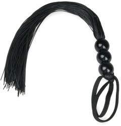 Easytoys Silicone Whip - szilikon korbács (fekete) - sexshopcenter