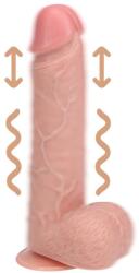 RealRock - tapadókorongos lökő vibrátor - natúr (20, 5cm) - shop