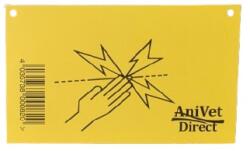 Kerbl AnivetDirect villanypásztor figyelmeztető tábla (KR446523-AD)