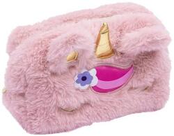 Astra szőrmés szögletes tolltartó, neszesszer - Fluffy Unicorn (A505024045)