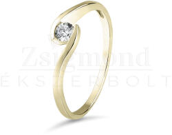  14 karátos arany eljegyzési gyűrű - PP36s (AU13737) AU13737