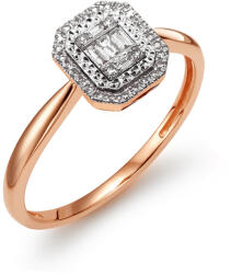  Briliáns eljegyzési gyűrű rosé aranyból Trill KU2128R