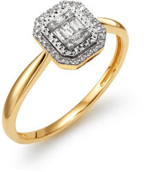  Briliáns eljegyzési gyűrű sárga aranyból Trill KU2128