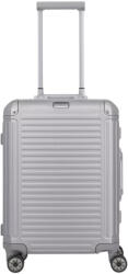 Travelite Next S ezüst kabin méretű prémium alumínium bőrönd