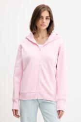 Adidas felső All SZN rózsaszín, nyomott mintás, kapucnis, JV7289 - rózsaszín XS