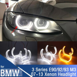  Bmw E90 , E91 , E92 , E93 Angel Eyes Led Dtm M4 Style