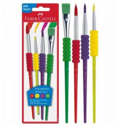 Faber-Castell élénk ecsetkészlet 2-6-10-12 - habszivacs markolattal (FC-481600)