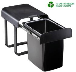 EKOTECH - beépíthető hulladékgyűjtő aladin black bio - 1 x 16 liter - ardesshop