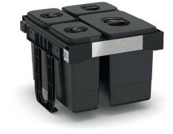 EKOTECH - beépíthető hulladékgyűjtő free jazz 45 - 1x26 liter+3x7 liter - ardesshop