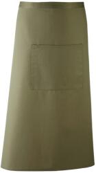 Premier Workwear Derékig érő hosszú kötény zsebbel - Olív (PR158-1000143299)