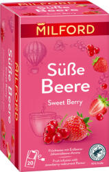 Milford földieper-ribizli ízű gyümölcstea 20x2g 40 g - perfectlife