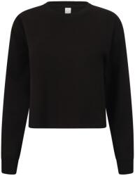 SF (Skinnifit) Crop top pulóver lányoknak - Fekete | 5-6 éves (SM515-1000312754)