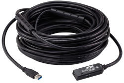 ATEN Kábel USB 3.2 Gen1 Extender, 20m, fekete - UE332C-AT-G (UE332C-AT-G)
