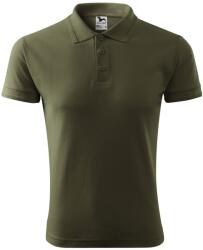 MALFINI Férfi galléros póló Pique Polo - Military | 3XL (2036918)
