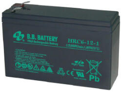 BB AGM akkumulátor 12V 6, 0Ah High Rate (AQBB12_6_0HR)