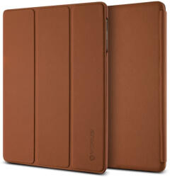 VRS Design Galaxy Tab PRO 8.4 Saffiano K1 mágneses oldalra nyíló tok, barna