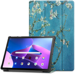 Tech-Protect Smartcase "Sakura" Lenovo Tab M10 Plus 10.6 3rd Gen TB-125/TB-128 oldalra nyíló smart tok, mintás