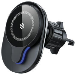 SODI C50 MagSafe vezeték nélküli autós töltő, 15W, fekete